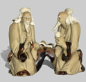 Figurine 2 personnages brût