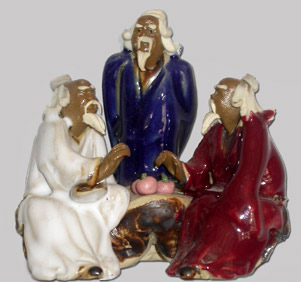 Figurine 3 personnages Couleur