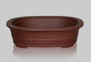Pot oval brut 400 mm
